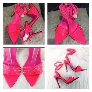 Cape robbin hot pink spike heels